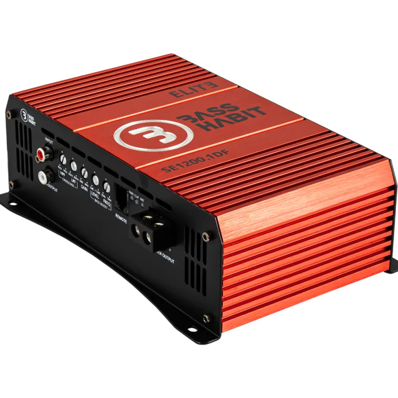 2-pack Bass Habit P380 i baslåda & SPL ELITE 1200.1DF, baspaket