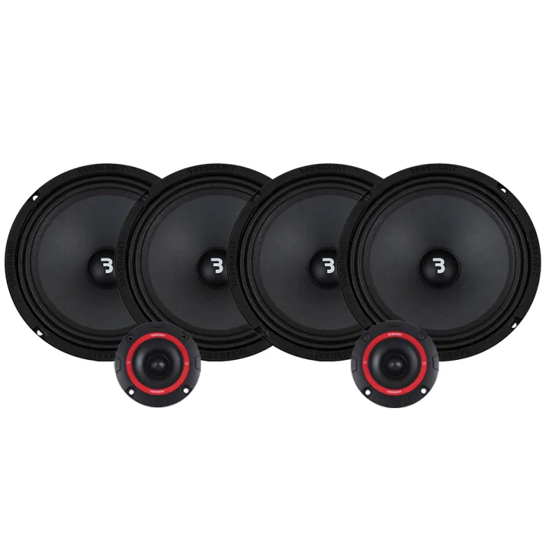 4-pack Bass Habit Play SP200M med SP25A SPL-paket, medium