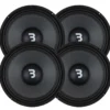 4-pack Bass Habit Play SP250M, 10" midbas
