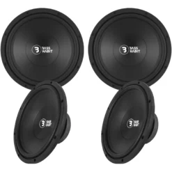 4-pack Bass Habit PL300, 12 tums baselement