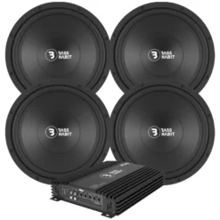 4-pack Bass Habit P300 & Play Power 1000.1 (gen. 2), baspaket