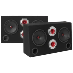 2-pack Bass Habit Rebel SRE62, raggarlåda med 6.5" midbasar
