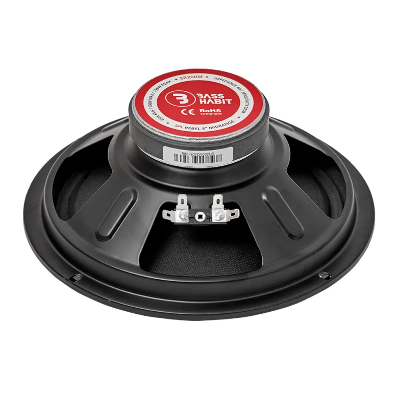 8-pack Bass Habit Rebel SR200M, 8 tums midbasar