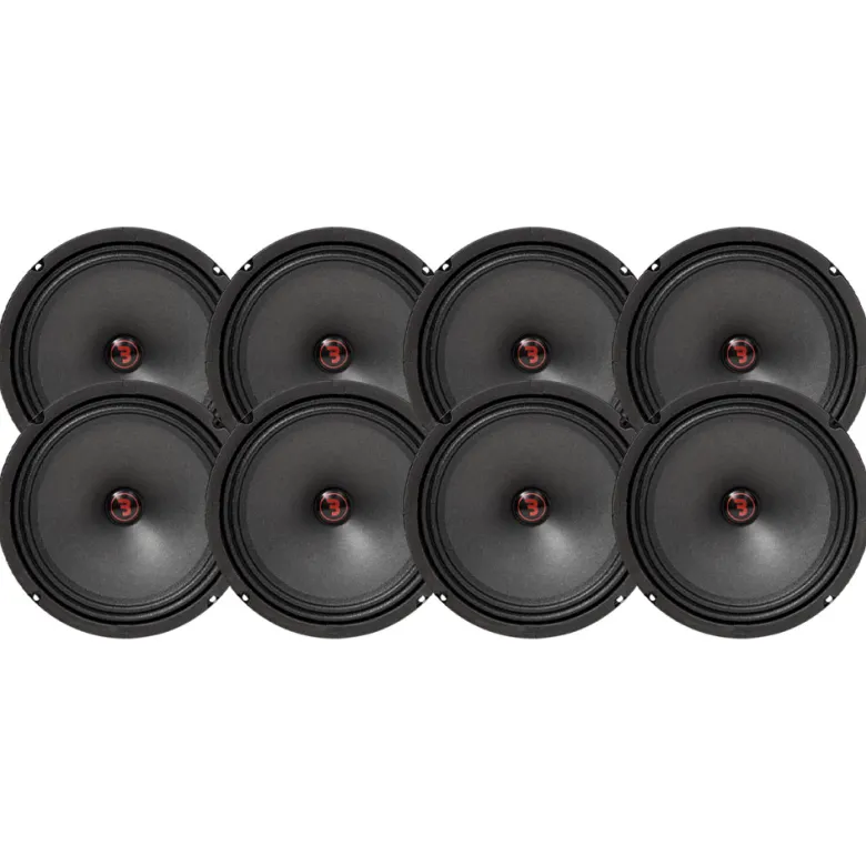 8-pack Bass Habit Rebel SR200M, 8 tums midbasar