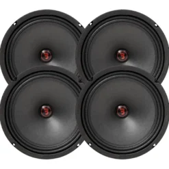 4-pack Bass Habit Rebel SR200M, 8 tums midbasar