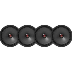 4-pack Bass Habit Rebel SR165M, 6.5 tums midbasar