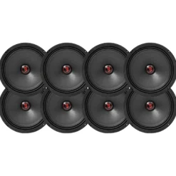 8-pack Bass Habit Rebel SR165M, 6.5 tums midbasar