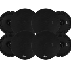 8-pack Bass Habit SPL Elite SE165CX, 6.5 tums koaxialhögtalare