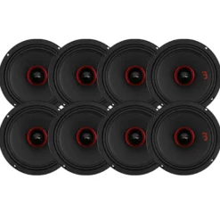 8-pack Bass Habit SPL Elite SE2200M, brutal 8" midbas