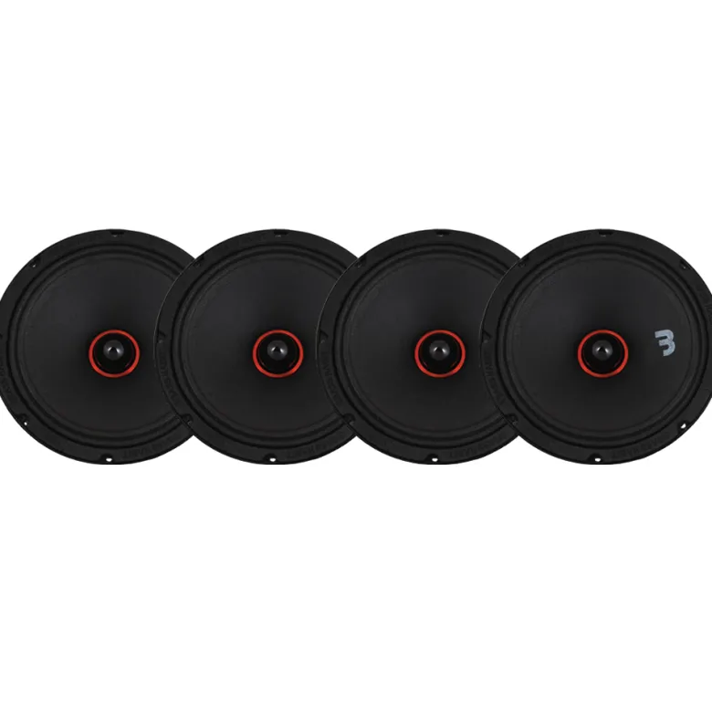 4-pack Bass Habit SPL Elite SE200M 8" midbas