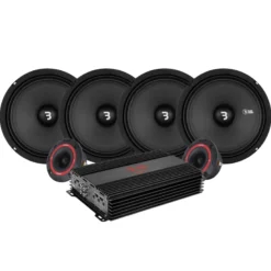 4-pack Bass Habit SP165M, SP25A & RA800W SPL-paket, medium