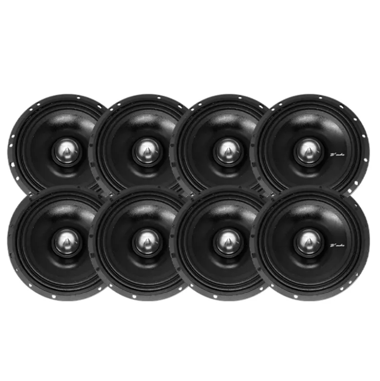 8-Pack B2 Audio RAGE6P Midbas 6.5tum