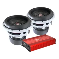 2-pack B² Audio RAGE XL 12D1 V2 med Bass Habit SE8000.1D1, baspaket