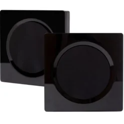 2-pack DLS Flatbox D-One vägghögtalare i svart