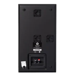 2-pack DLS Flatbox Midi on-wall högtalare, mattsvart