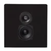 2-pack DLS Flatbox Mini on-wall högtalare, mattsvart