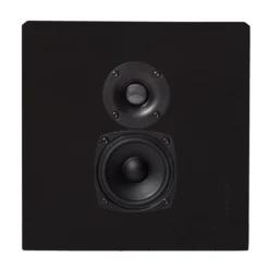 2-pack DLS Flatbox Mini on-wall högtalare, mattsvart
