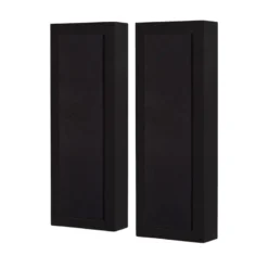 2-pack DLS Flatbox Slim Large vägghögtalare, mattsvart