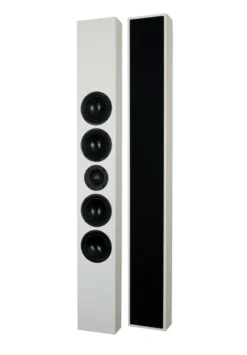 2-pack DLS Flatbox Slim XL on-wall högtalare, mattvitt
