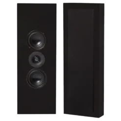 2-pack DLS Flatbox XL on-wall högtalare, mattsvart