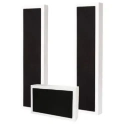 2-pack DLS Flatbox XXL & Flatsub 8.2 2.1 högtalarpaket, vit