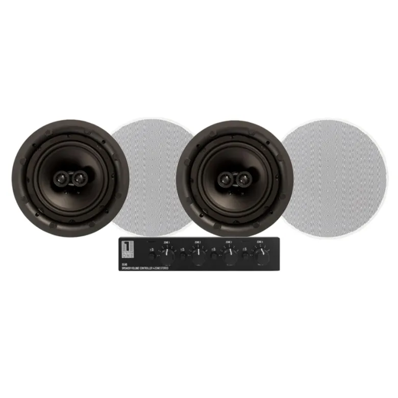 4-pack DLS IC 824 med System One SC4B högtalarväxel