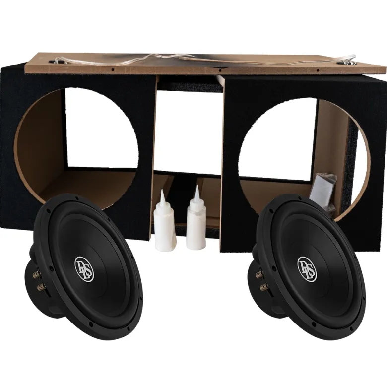 2-pack DLS Reference 2x12 tums baslåda med RCW12.D2, i byggsats