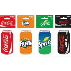 4-pack doftgranar med doft av Coca-Cola, Sprite, Fanta & Coca-Cola Zero