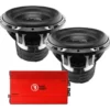 2-pack DS18 HOOLIGAN-X15.1DHE med Bass Habit SE8000.1D1, baspaket