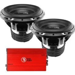 2-pack DS18 HOOLIGAN-X15.1DHE med Bass Habit SE8000.1D1, baspaket