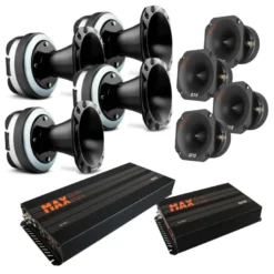 4-pack DS18 PRO-DKH2F & GAS PT2-384, SPL-paket med steg, X-Large