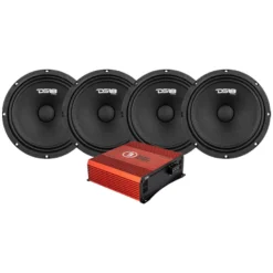 4-pack DS18 PRO-GM8.4 & Bass Habit SPL ELITE 225.4DF