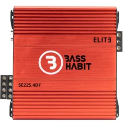4-pack DS18 8PRO400MR-4 & Bass Habit SE225.4DF, SPL-paket