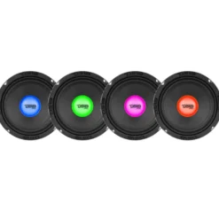 4-pack DS18 PRO-X6.4RGBCAP, 6.5 tums midbas med RGB LED-belysning