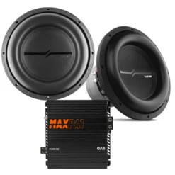 2-pack DS18 ZXI12.2D & GAS MAX PA1-3000.1DZ2, baspaket