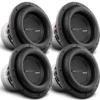 4-pack DS18 ZXI8.2D, långslagigt 8 tums baselement