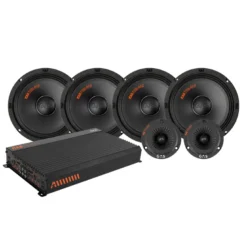 4-pack GAS MAD PM2-64S med PT1-254 och slutsteg, SPL-paket