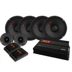 4-pack GAS MAD PM2-64 SPL-paket med steg, medium
