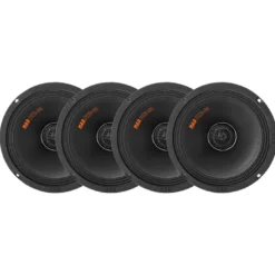 4-pack GAS MAD PX2-64, grym 6.5 tums koaxialhögtalare