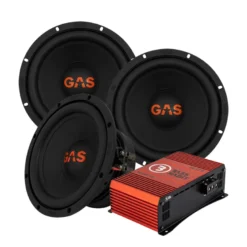 3-pack GAS MAD S2-8D2 & Bass Habit SE1200.1DF, baspaket till jänkare