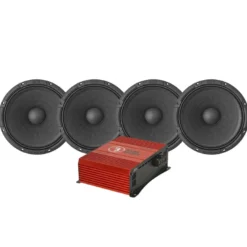 4-pack GAS MAX PM2-64 med Bass Habit SE850.2DF, SPL-paket