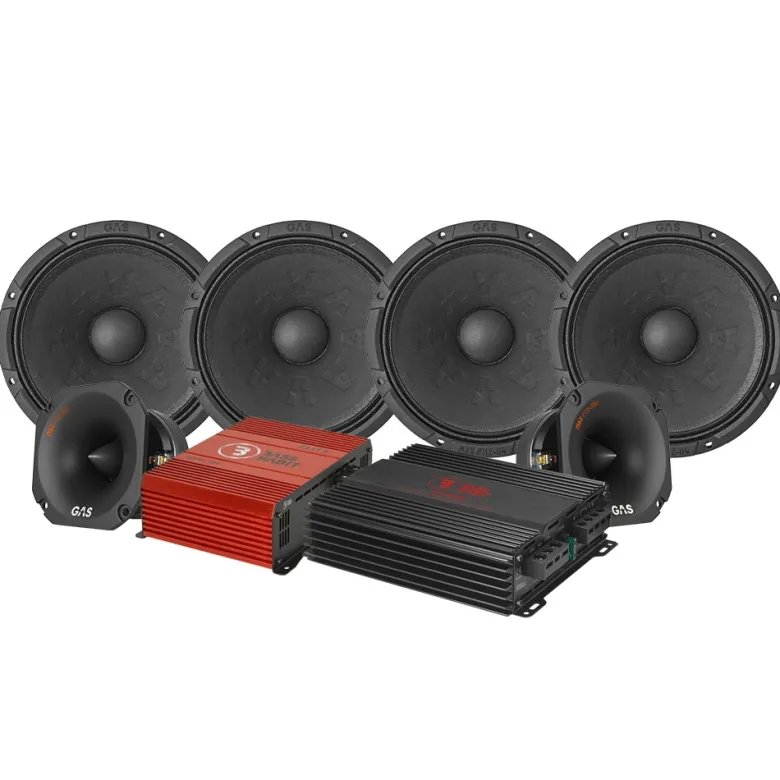 4-pack GAS MAX PM2-64 med PT2-384 och slutsteg, SPL-paket