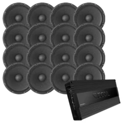 16-pack GAS MAX PM2-64 med Recoil SPL4200.4, SPL-paket Large