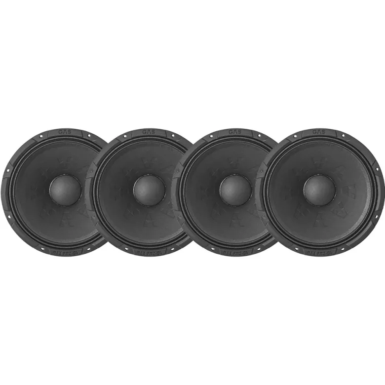 4-pack GAS MAX PM2-84, 8 tums midbas/mellanregister