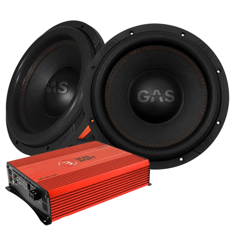 2-pack GAS MAX S1-12D2 & SPL ELITE 5100.1DF, baspaket