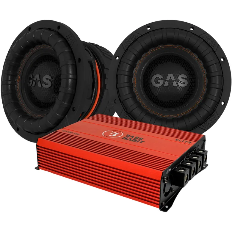 2-pack GAS MAX S2-10D1 & SPL ELITE 5100.1DF, baspaket