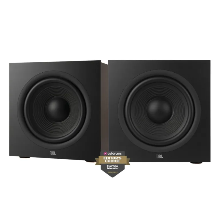 2-pack JBL Stage 220P aktiv 12 tum subwoofer, svart