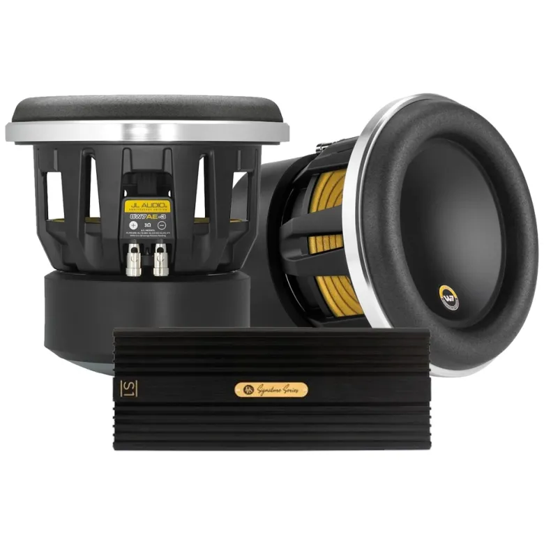 2-pack JL Audio 8W7AE-3 med DLS Signature S1, 2x8 baspaket