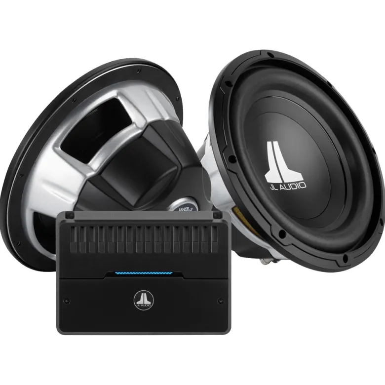 2-pack JL Audio 10W0v3-4 med RD500/1, 2x10 baspaket