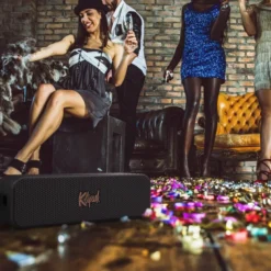 2-pack Klipsch Detroit, spelglad portabel Bluetooth-högtalare